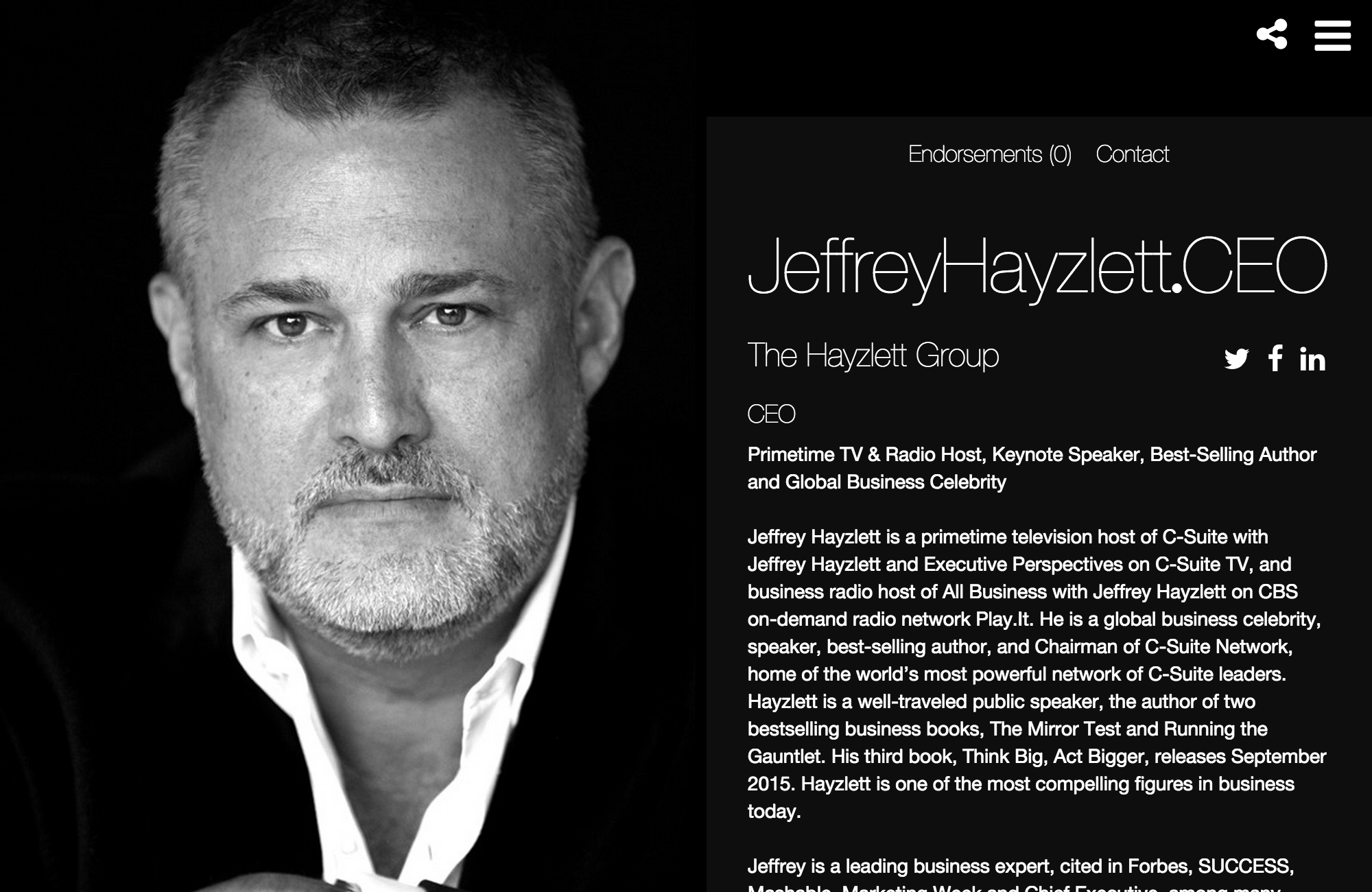 JeffreyHayzlett.CEO